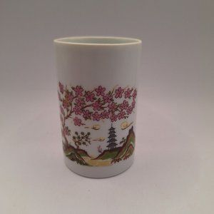 ANDRE RICHARD PORCELAIN VASE CHERRY BLOSSOM 4.25"